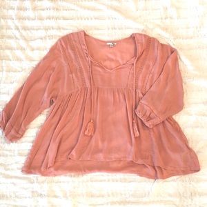 Boho 3/4 Sleeved Blouse